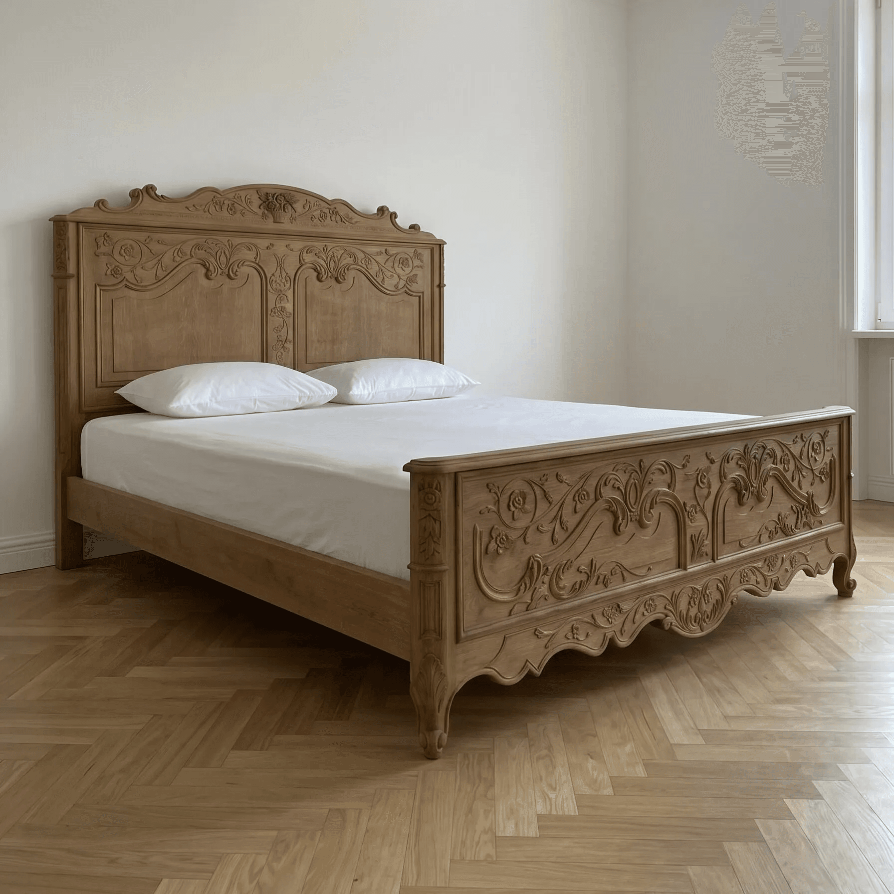 Luxury Carving Living Bed