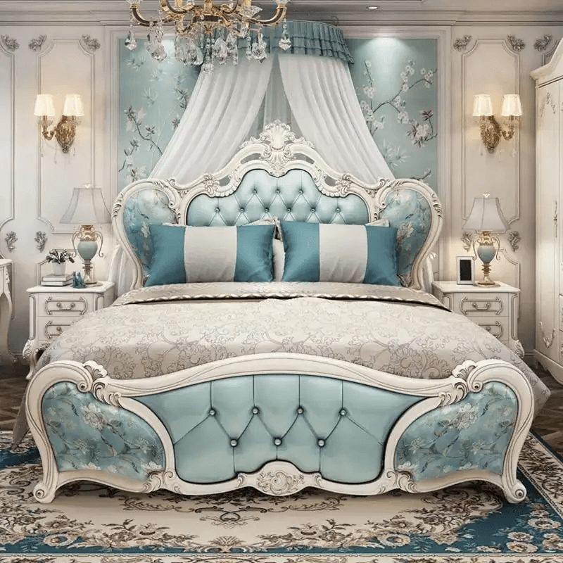 Opulent Carved Bed
