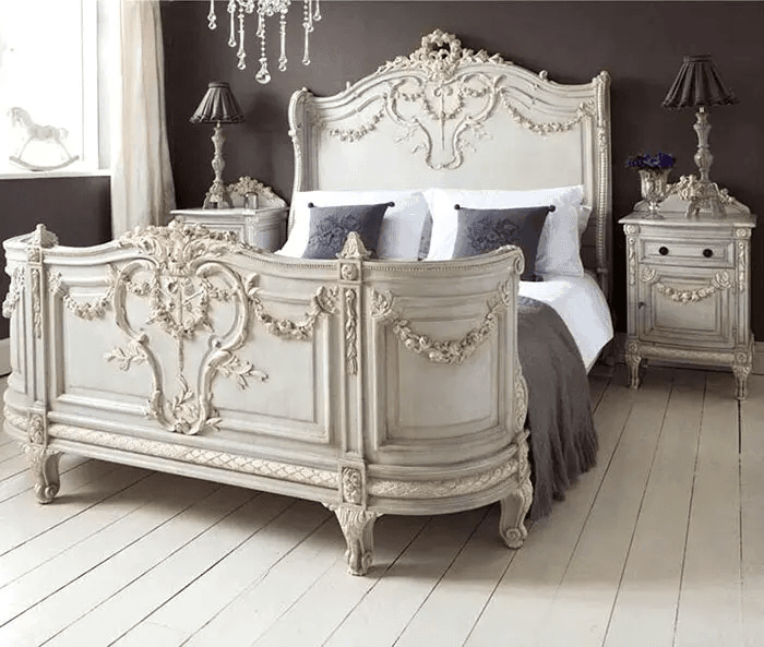 Vintage Carved Bed Design