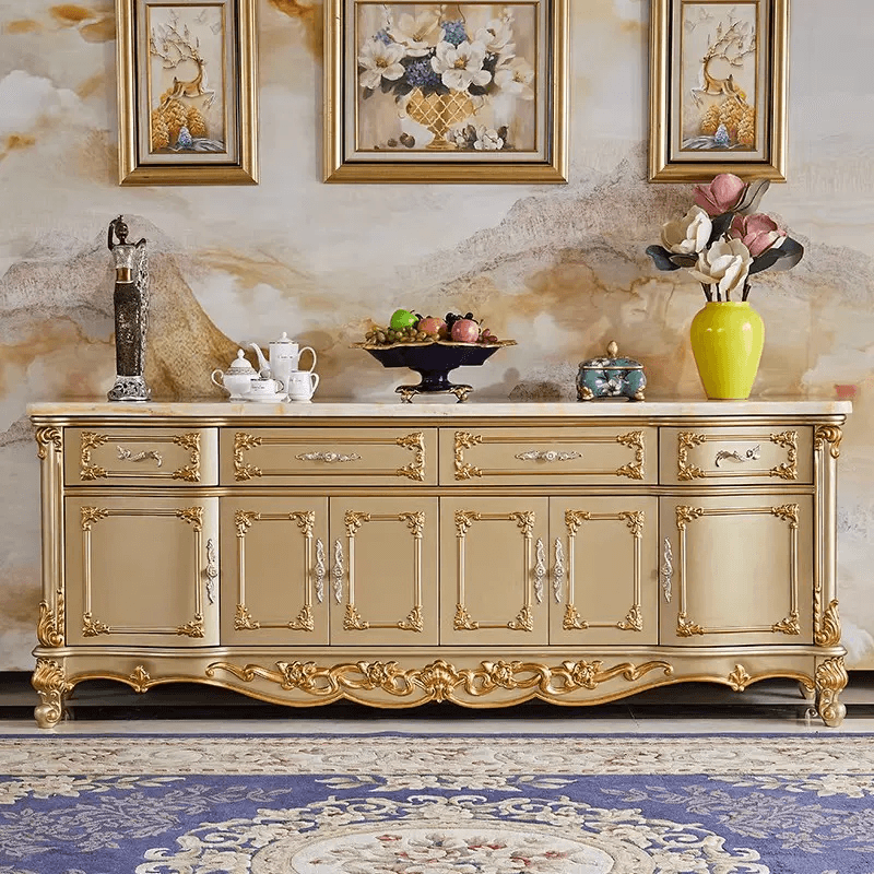 Antique Royal Sideboad Solid Wood