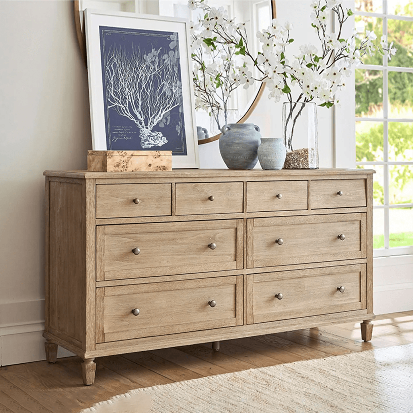 Modern Wood Storage Sideboard