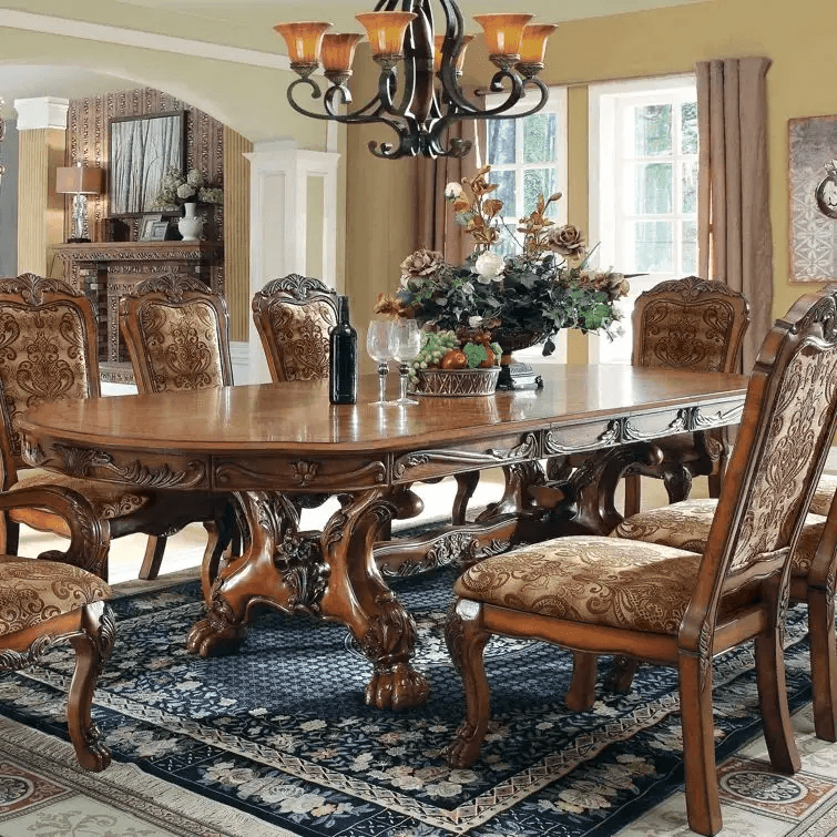 Heritage Dining – Antique Style 8 Set