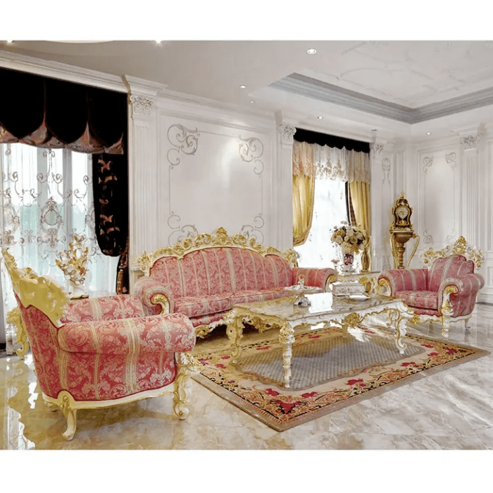 3+2+2 Style Carvid Sofa Set