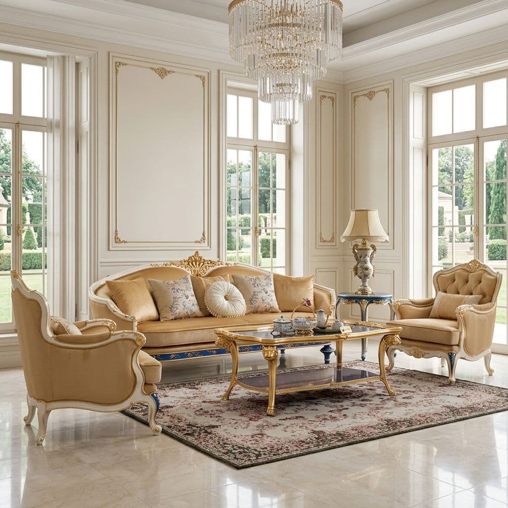 5 Seater Royal Antique Sofa Set
