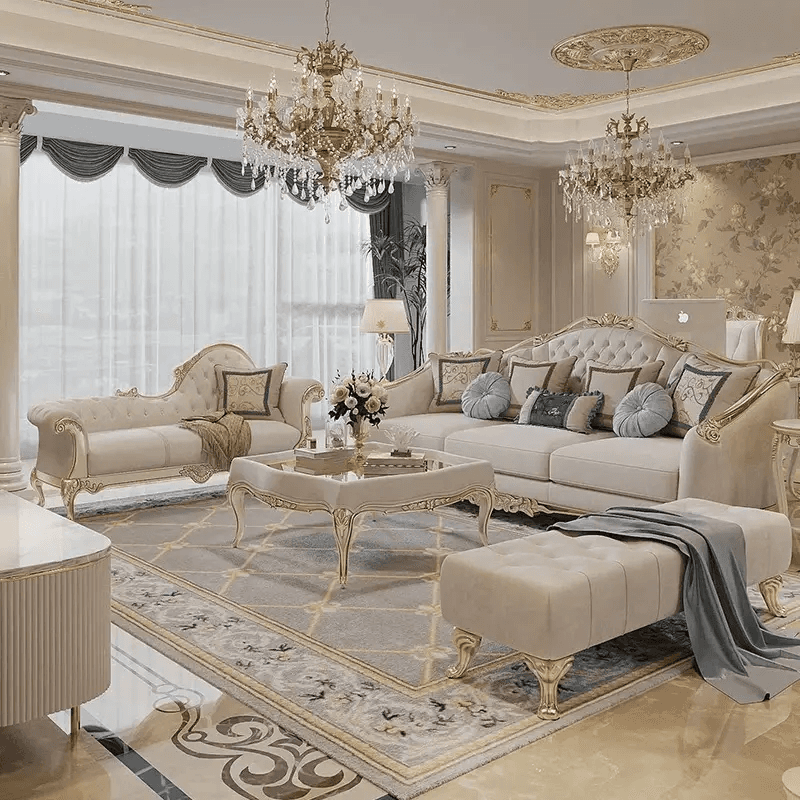Designer Antique Sofa Set Living