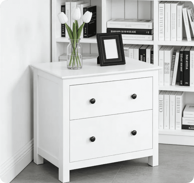 Wood Bedside Premium Stand
