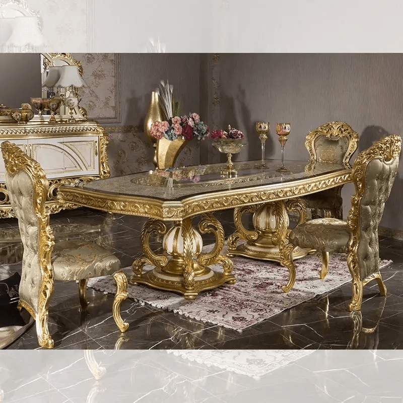 Classic Carved Wood Dining
