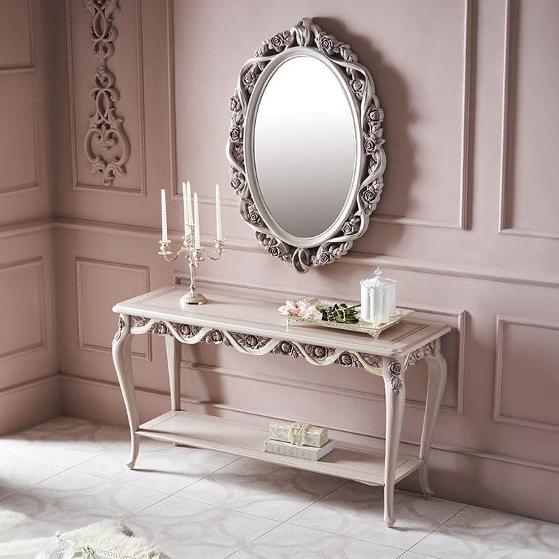 Ornate Wooden Carved Console