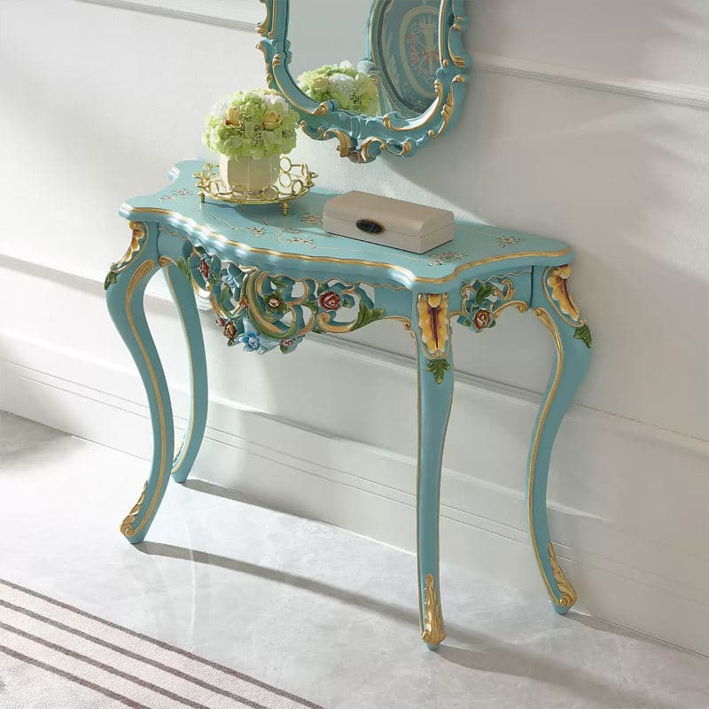 Vintage Royal Wood Console Table American