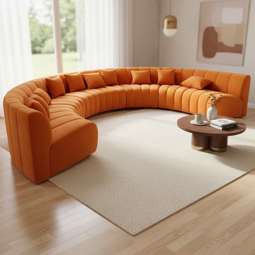 Round Fine Royal Lounge Sofas