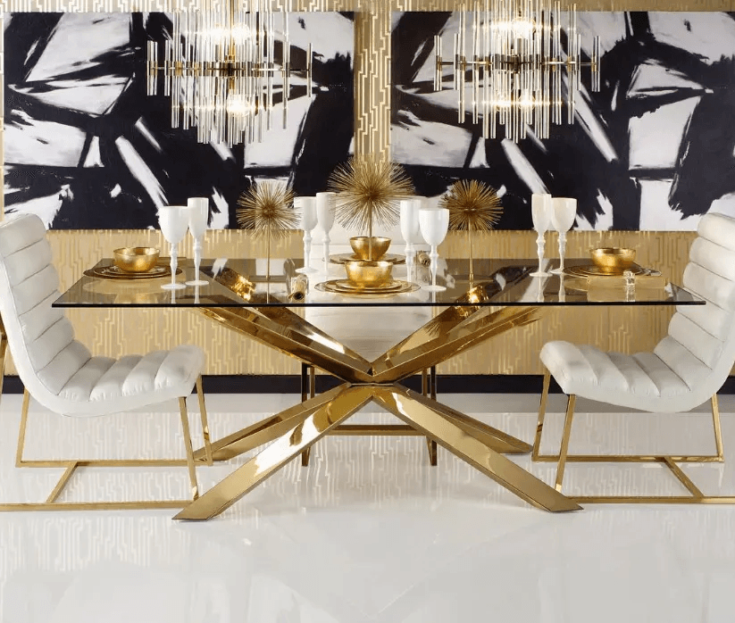 Stylish Glass Dining Table