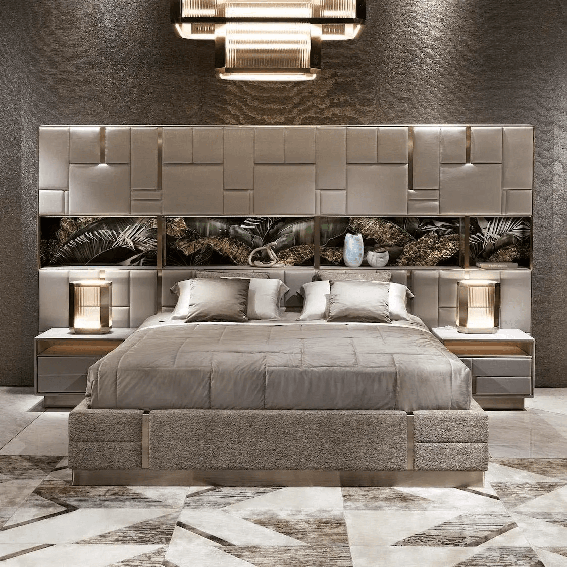 Crafted King Size Bed