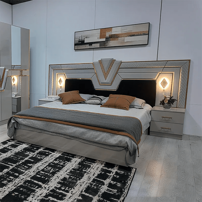 Elegant King Bed