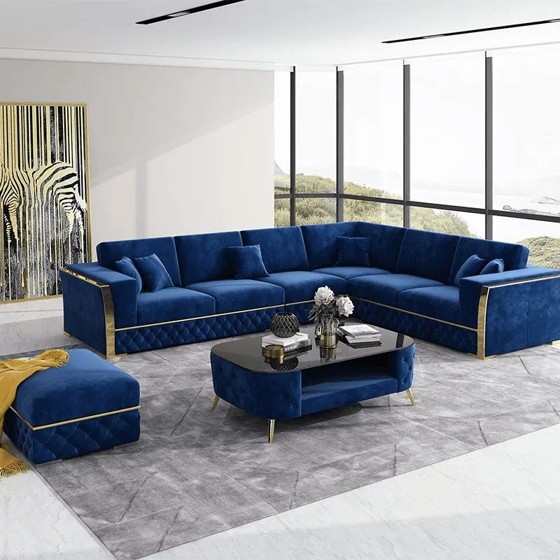L Shape Elite Sofa Set