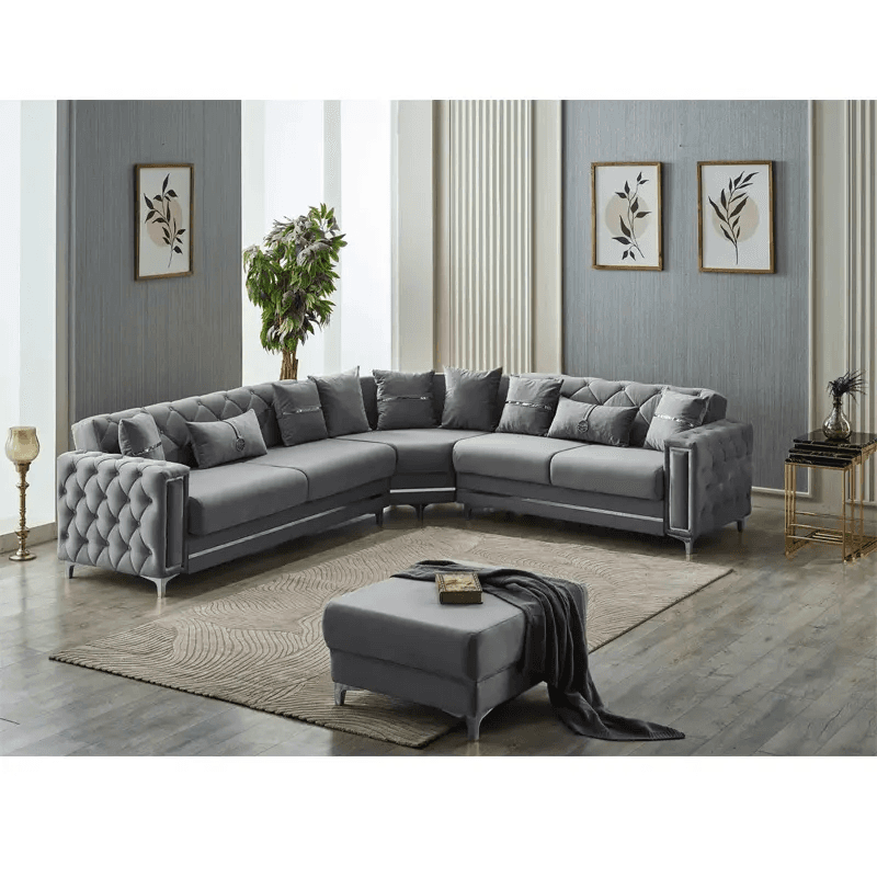 L Shape Sofa Set for Stylish
