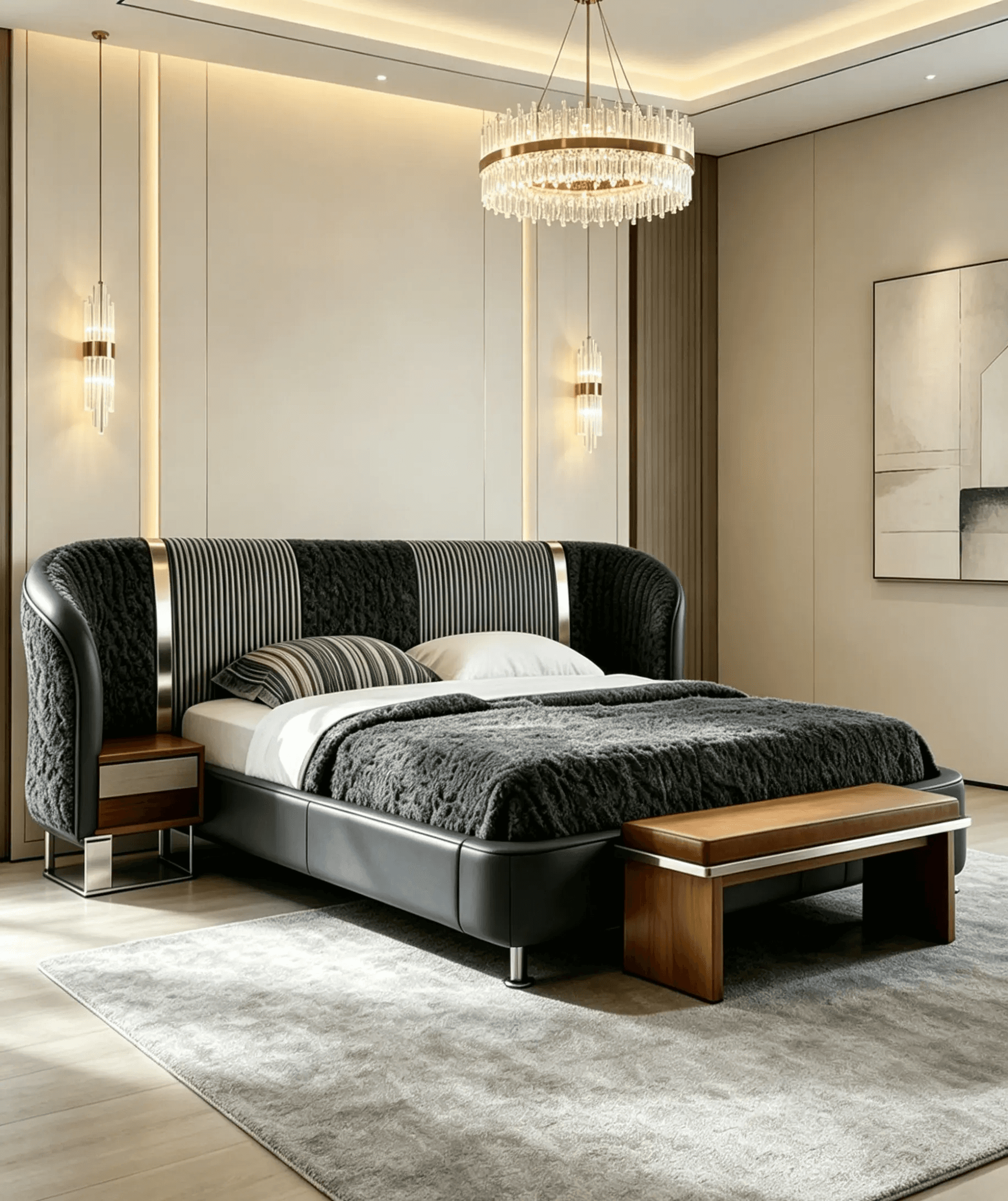 Regal Upholstered Luxury Bed