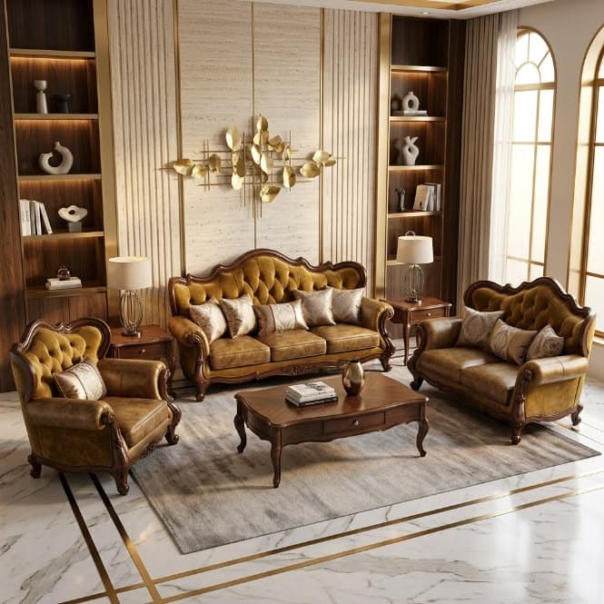 Premium Splendour Designer Sofa Set