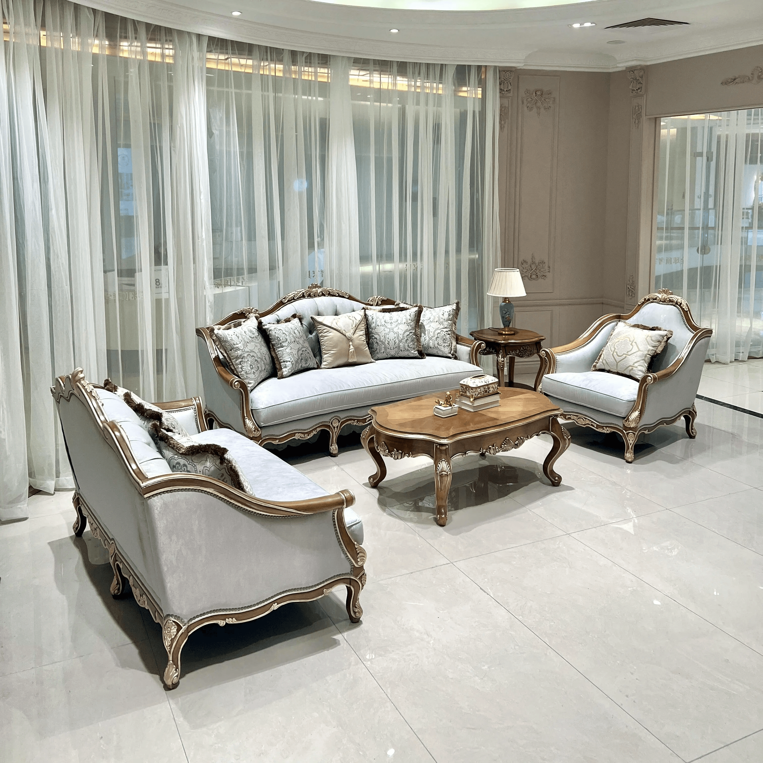 Royal Aura Luxury 6 Seater Sofa Set