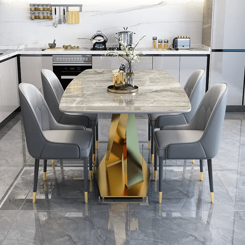 Elegant Marble Dining Table