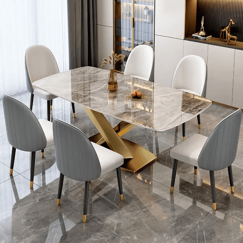 Royal Edge Marble Dining Table