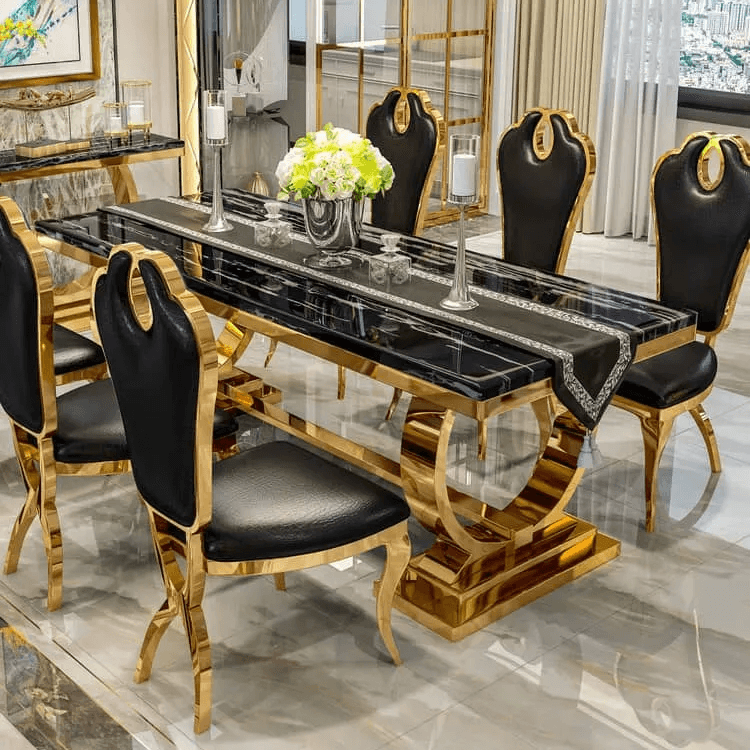 Velora Luxury Marble Dining Table