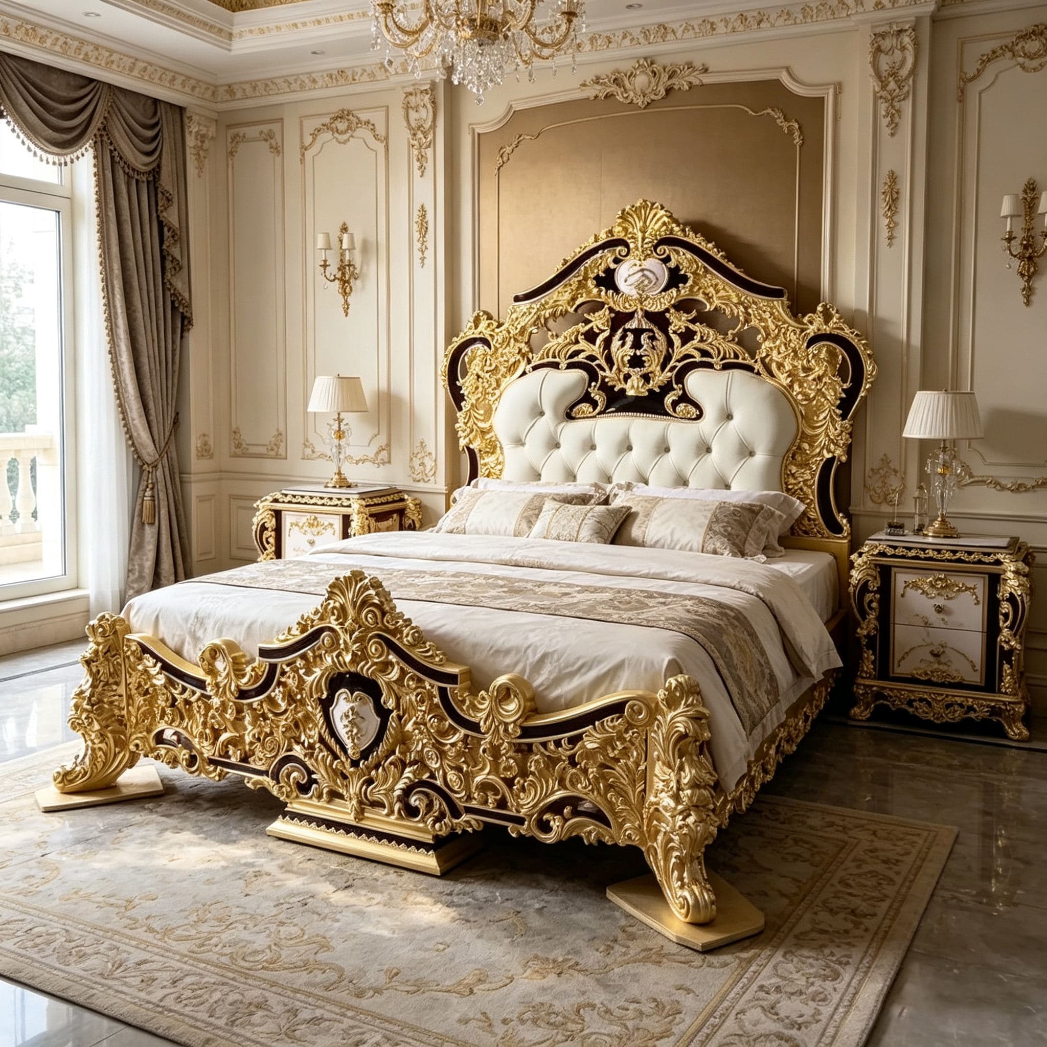 Carved Bed