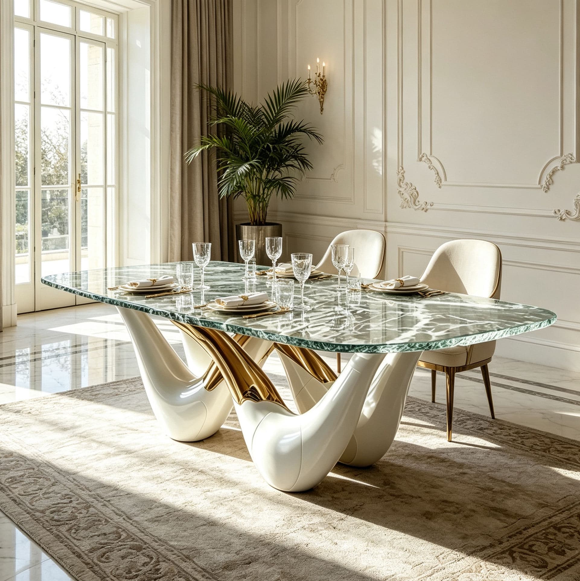 Glass Dining Table