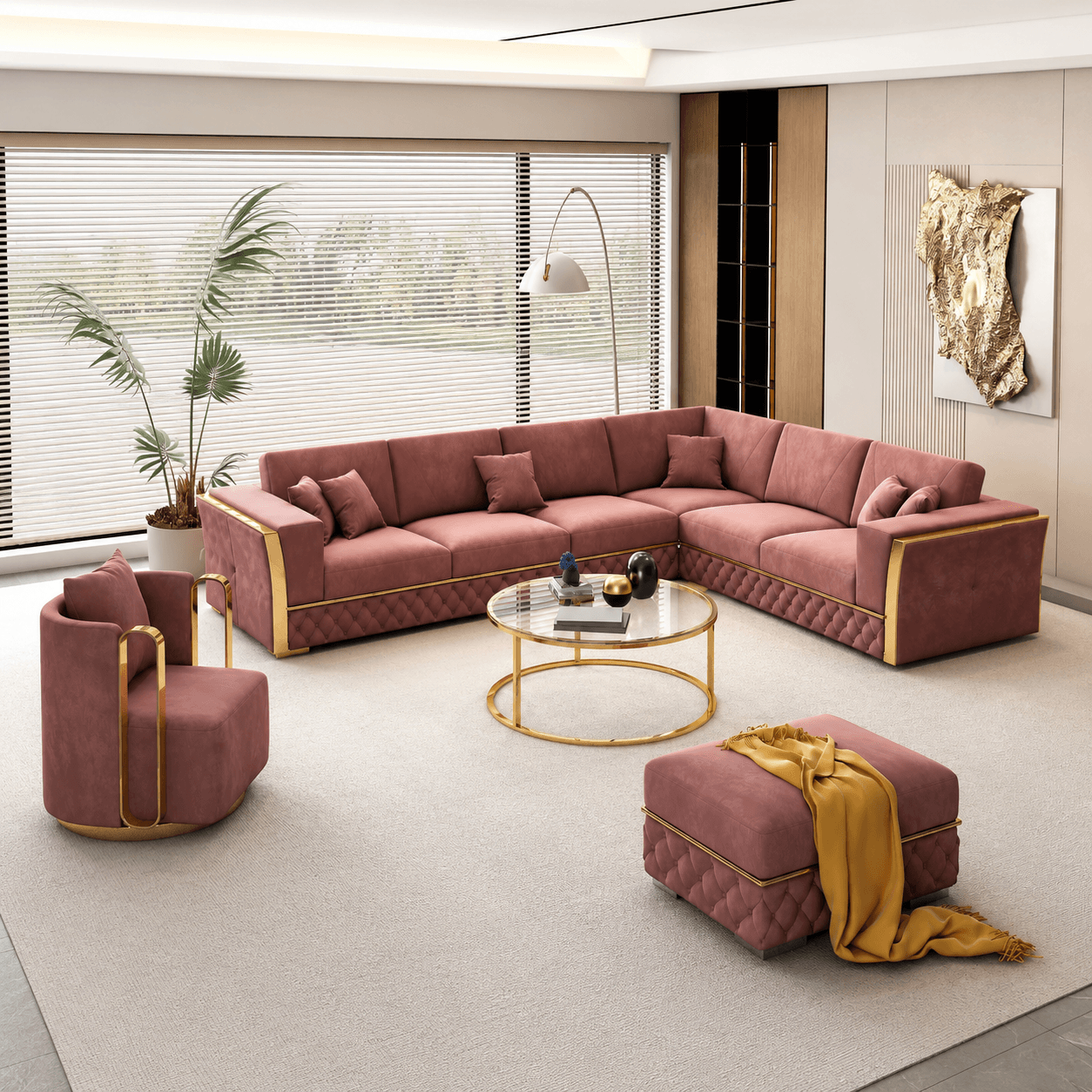 L Shape Sofa Set