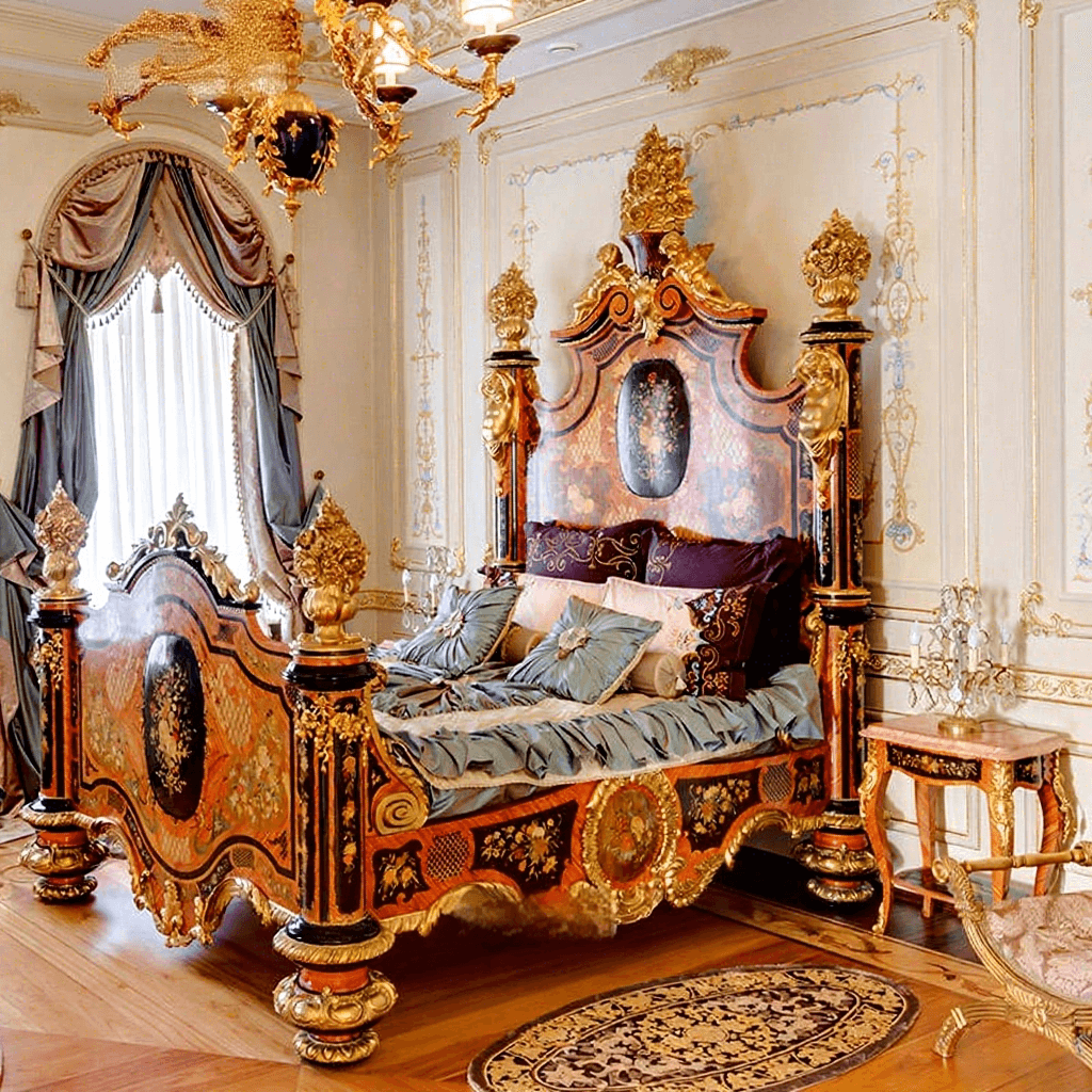Royal Solid Wood Manor Bed