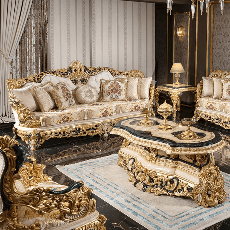 Royal Carved Designer Sofa Set