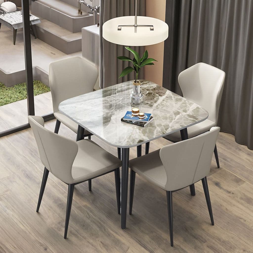 Marble Finish Square Dining