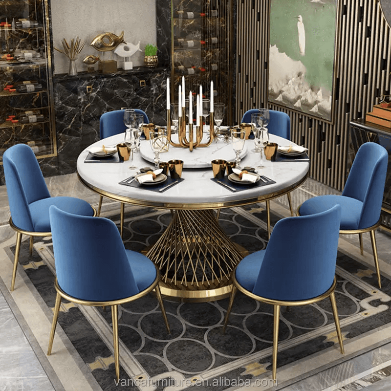 Stylish Golde Square Dining Table