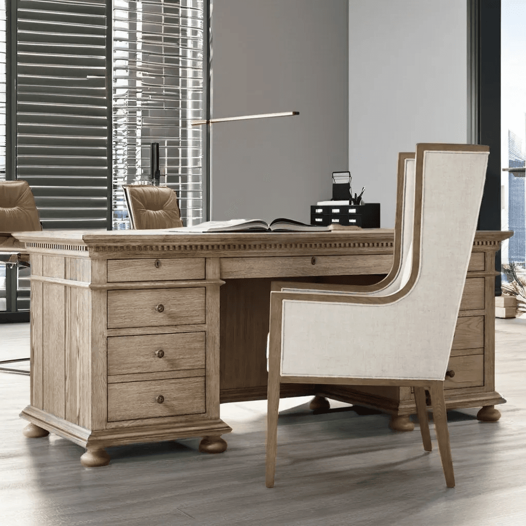 Elegant Wood Study Table