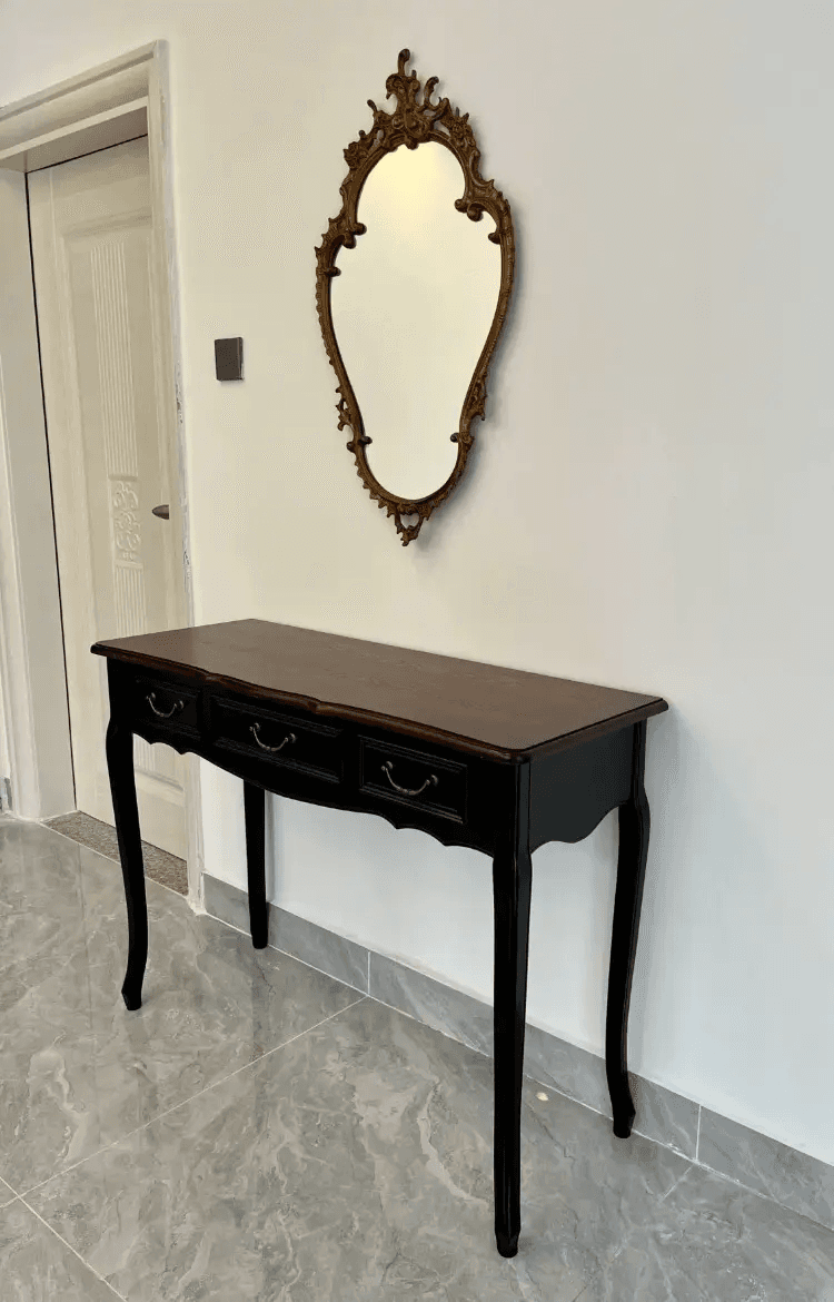 Royal Classic Black And Brown Studay Table