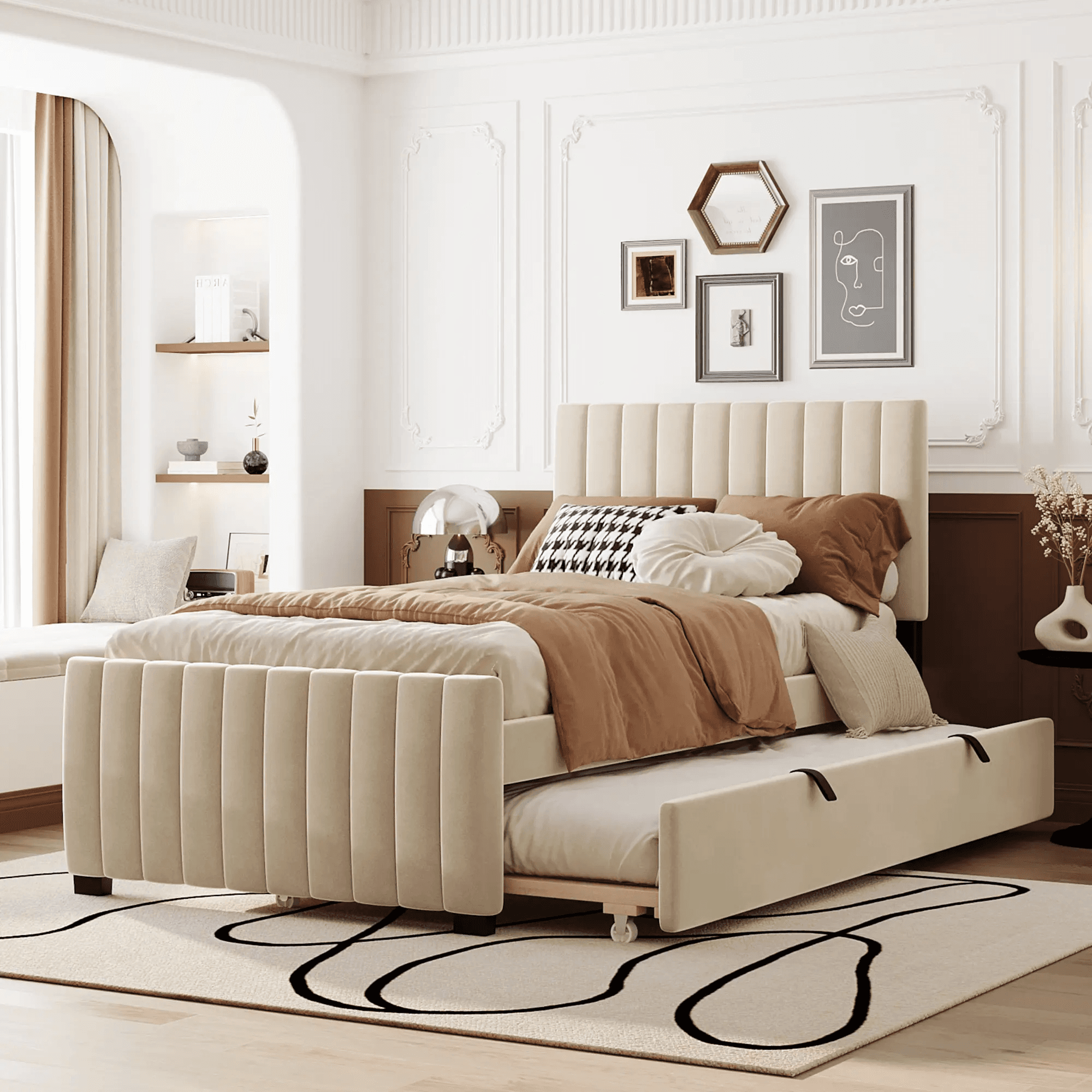 Modern Trundle Bed Design