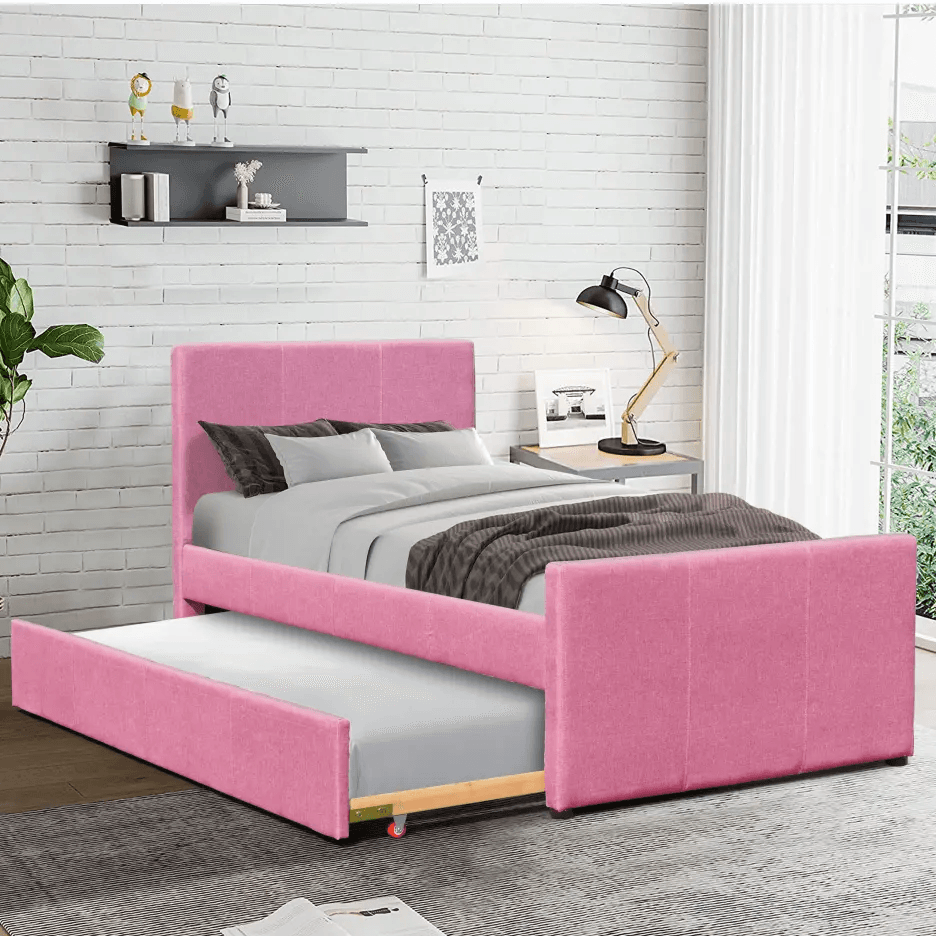 Premium Wooden Trundle Bed