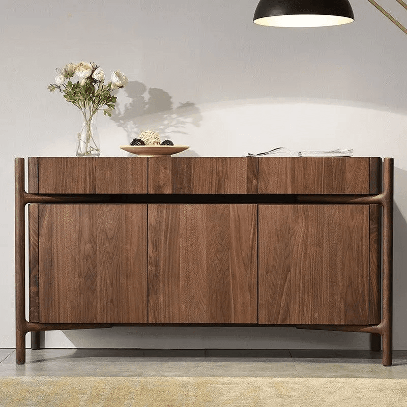 Elegant Wood Media Wall