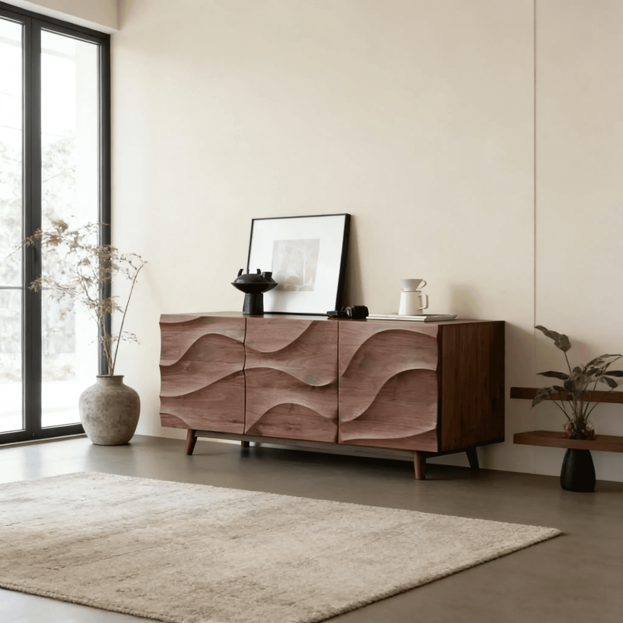 Fine Wood TV Stand