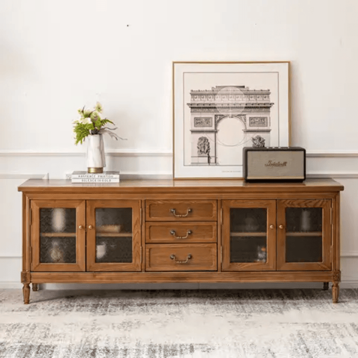 Heritage Wood TV Unit