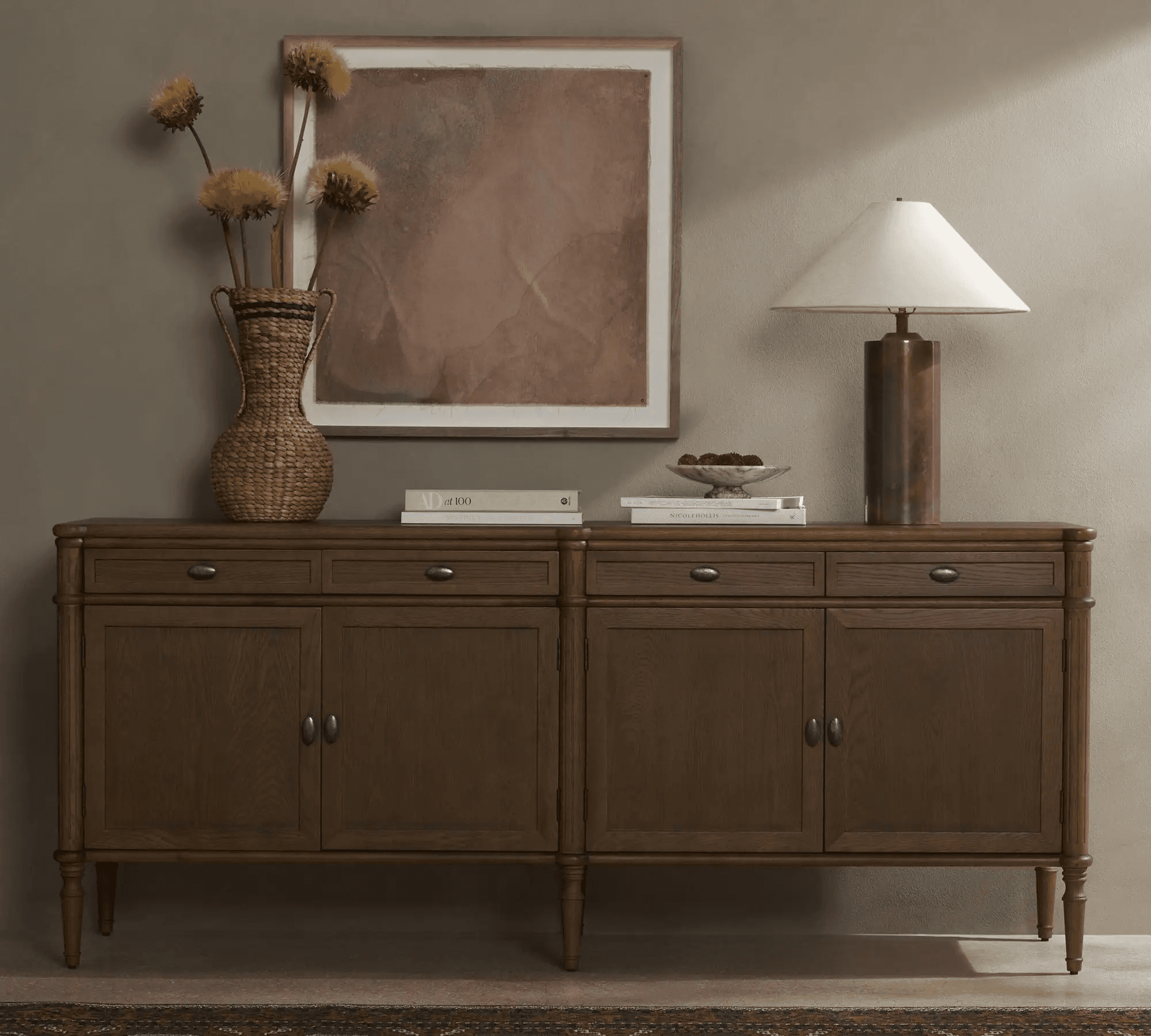 Luxury Wood TV Cabinet