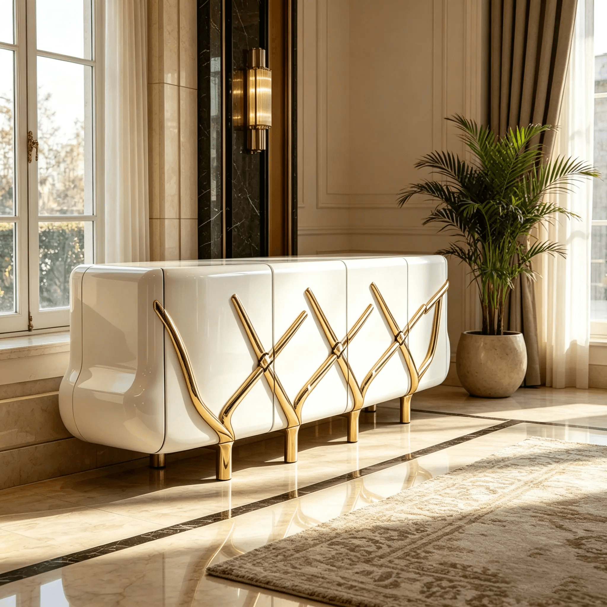 Marble TV Cabinet