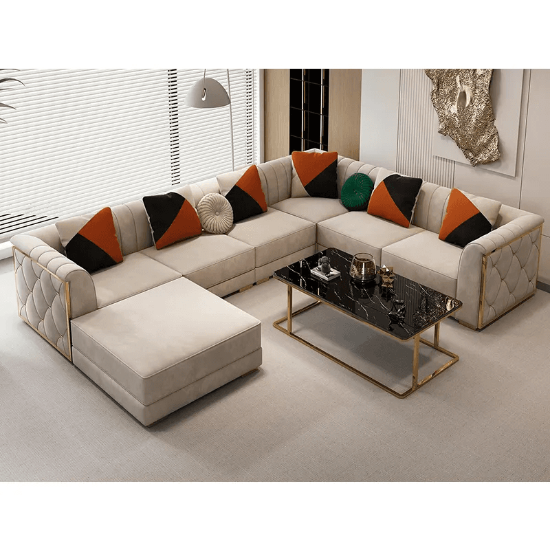 Premium Lounge U shaped Sofa Set
