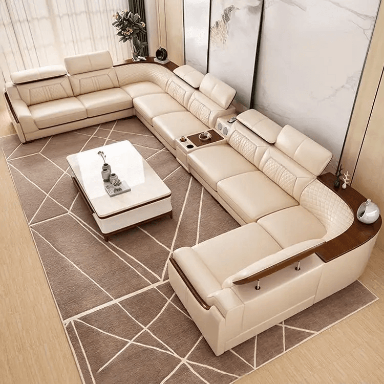 Smart Modern U Shape Sofa Set