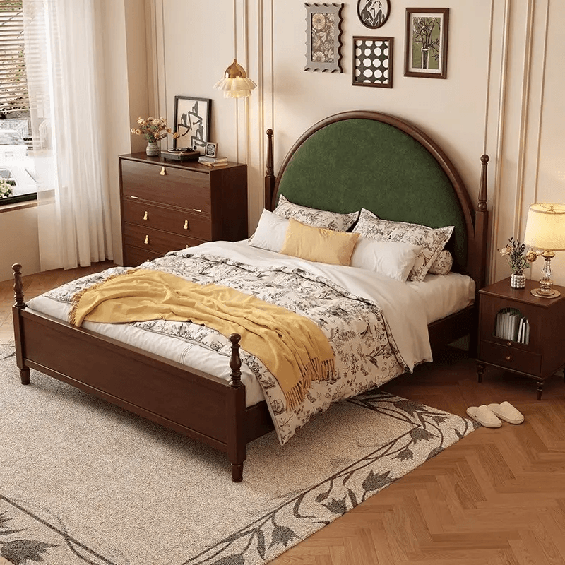 Solid Wood Designer Bed
