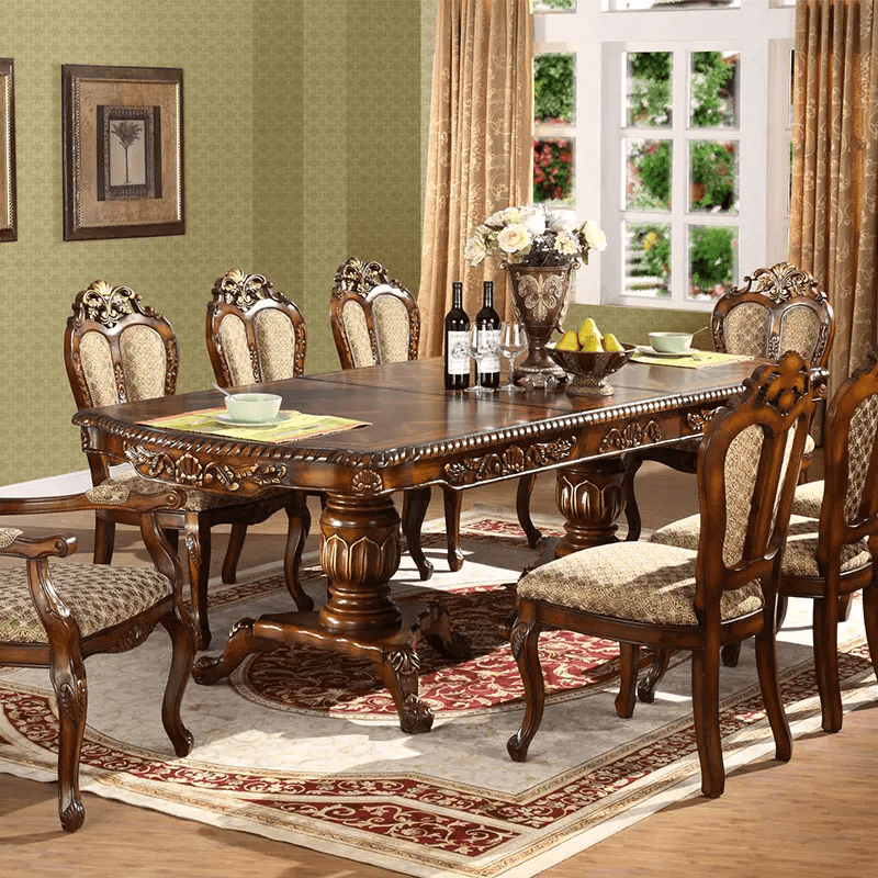Dining Set Classic Solid Wood