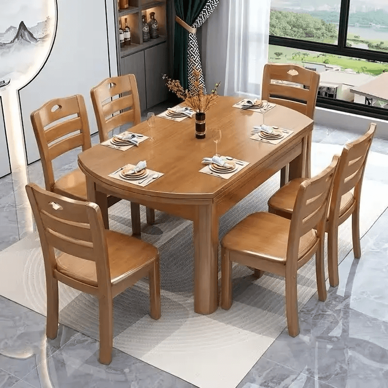 Premium 6 Seater Wooden Dining Table