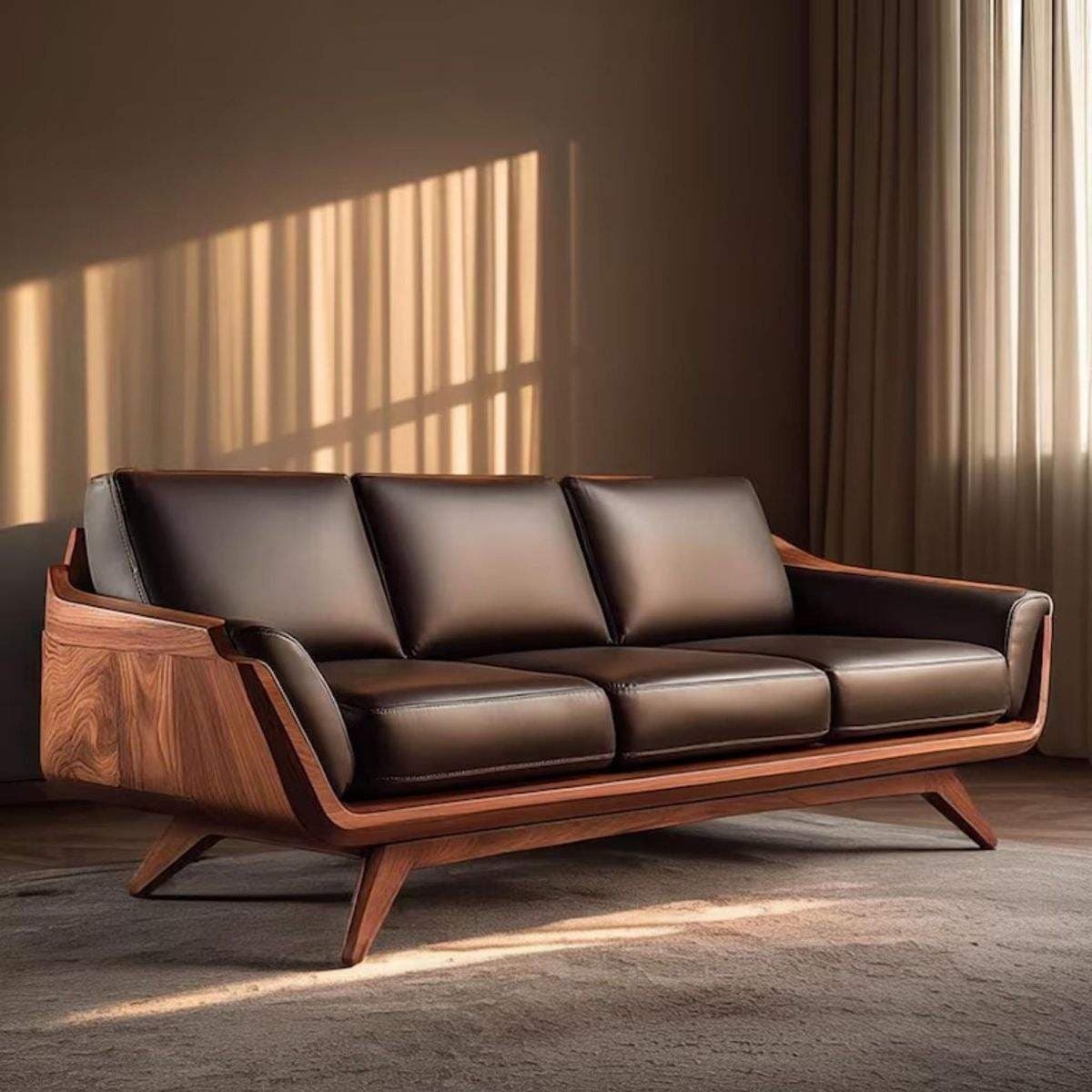 Modern Wooden Sofa